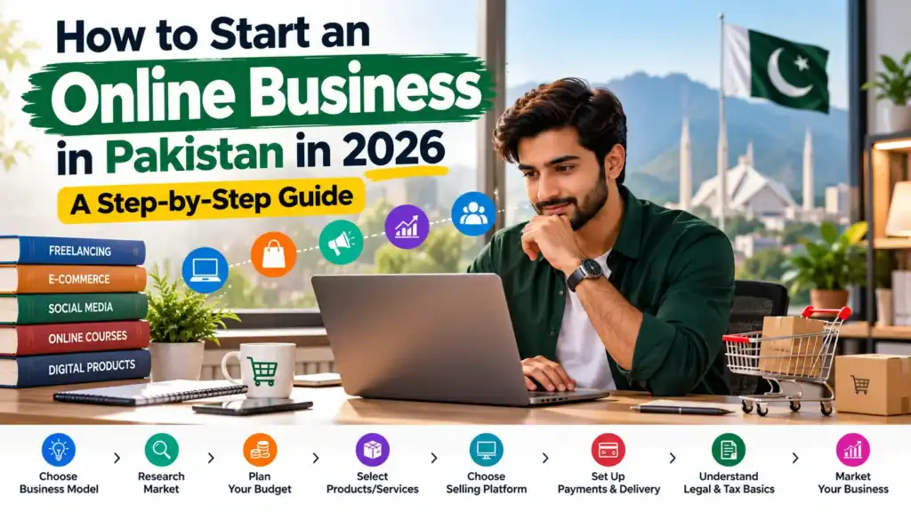 How to Start an Online Business in Pakistan in 2026 – Step-by-Step Guide